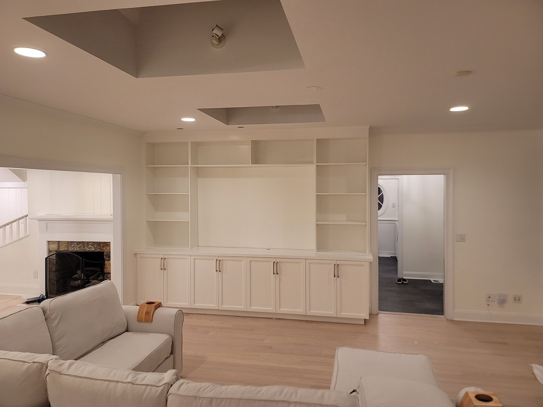 Custom and built-in wall unit