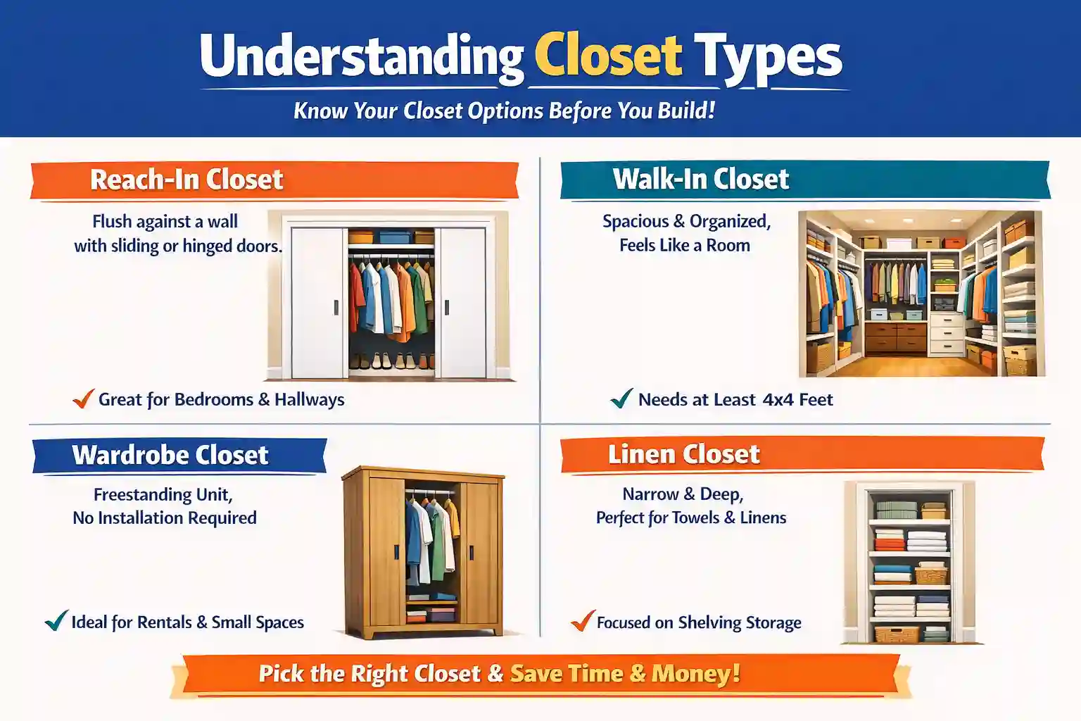 how to build a closet​