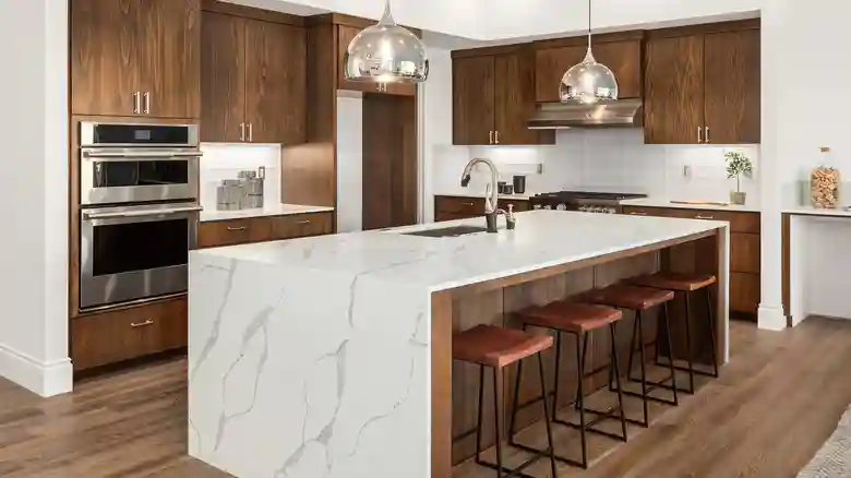 what is a waterfall countertop​